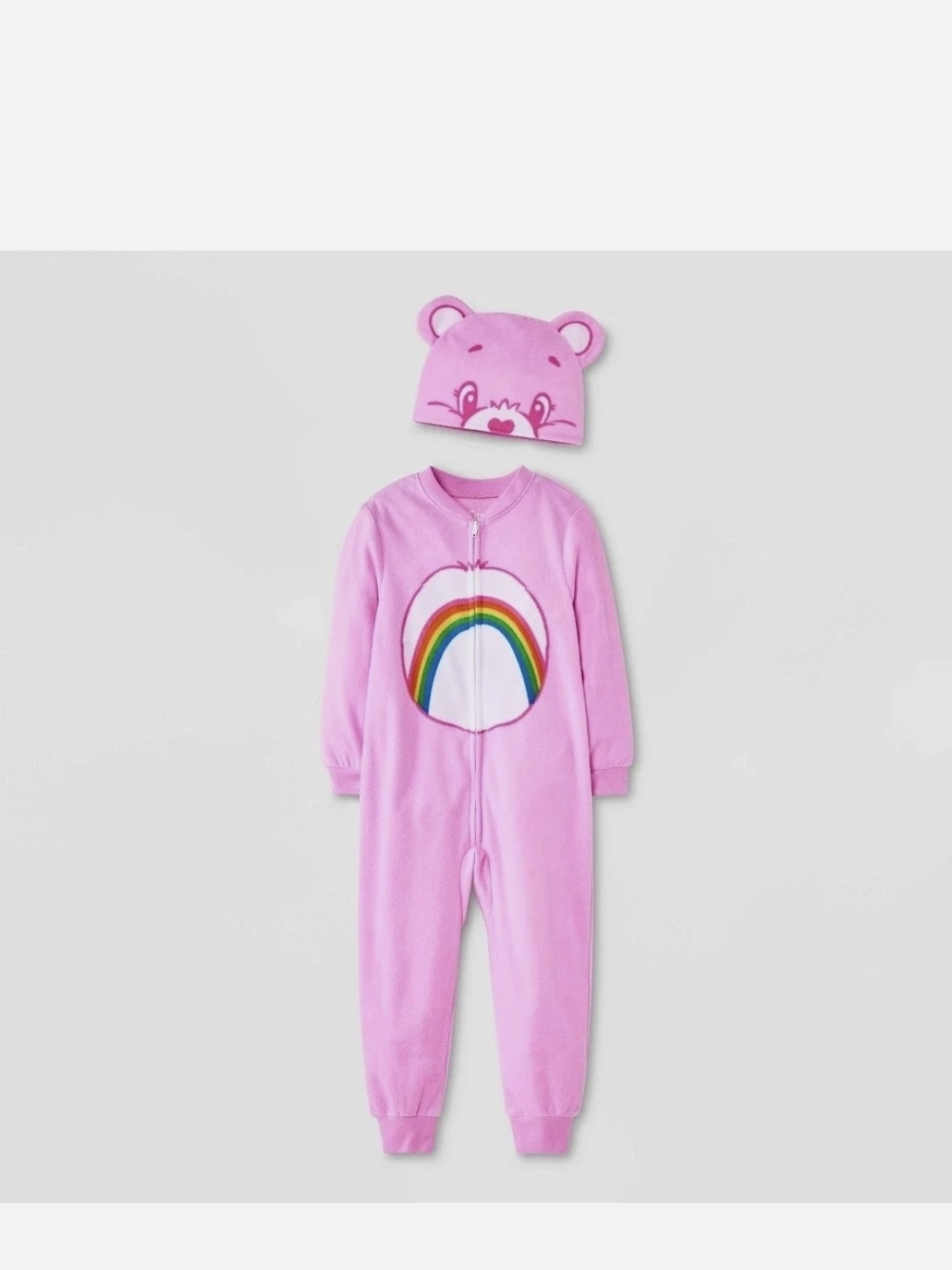 Carebears One-Piece Bodysuit with Bear Hood